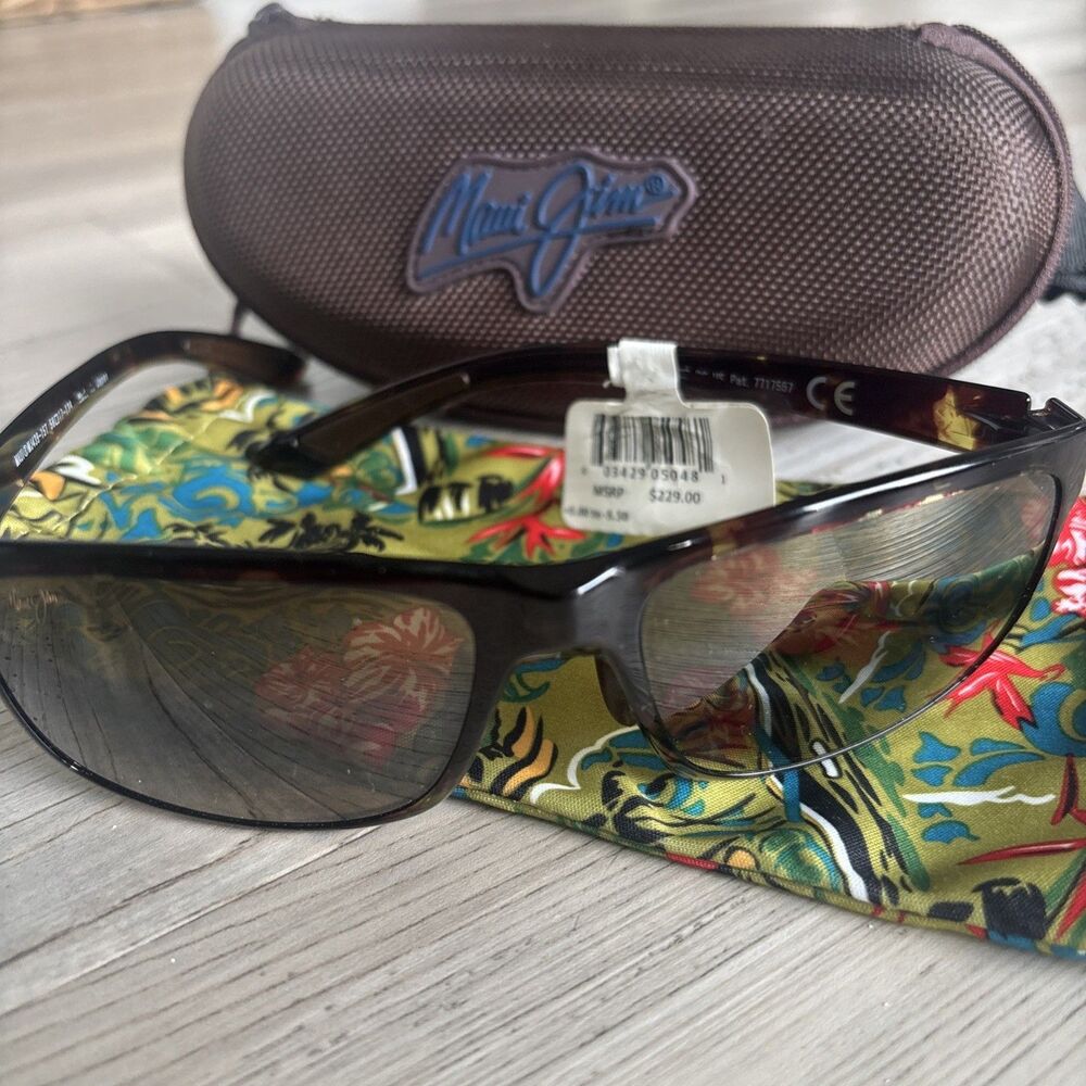 Maui Jim RX Able Polowai Unisex Sunglasses With Soft And Hard Case With Tags